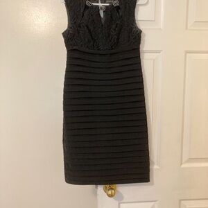 Elegant Black Sleeveless Dress